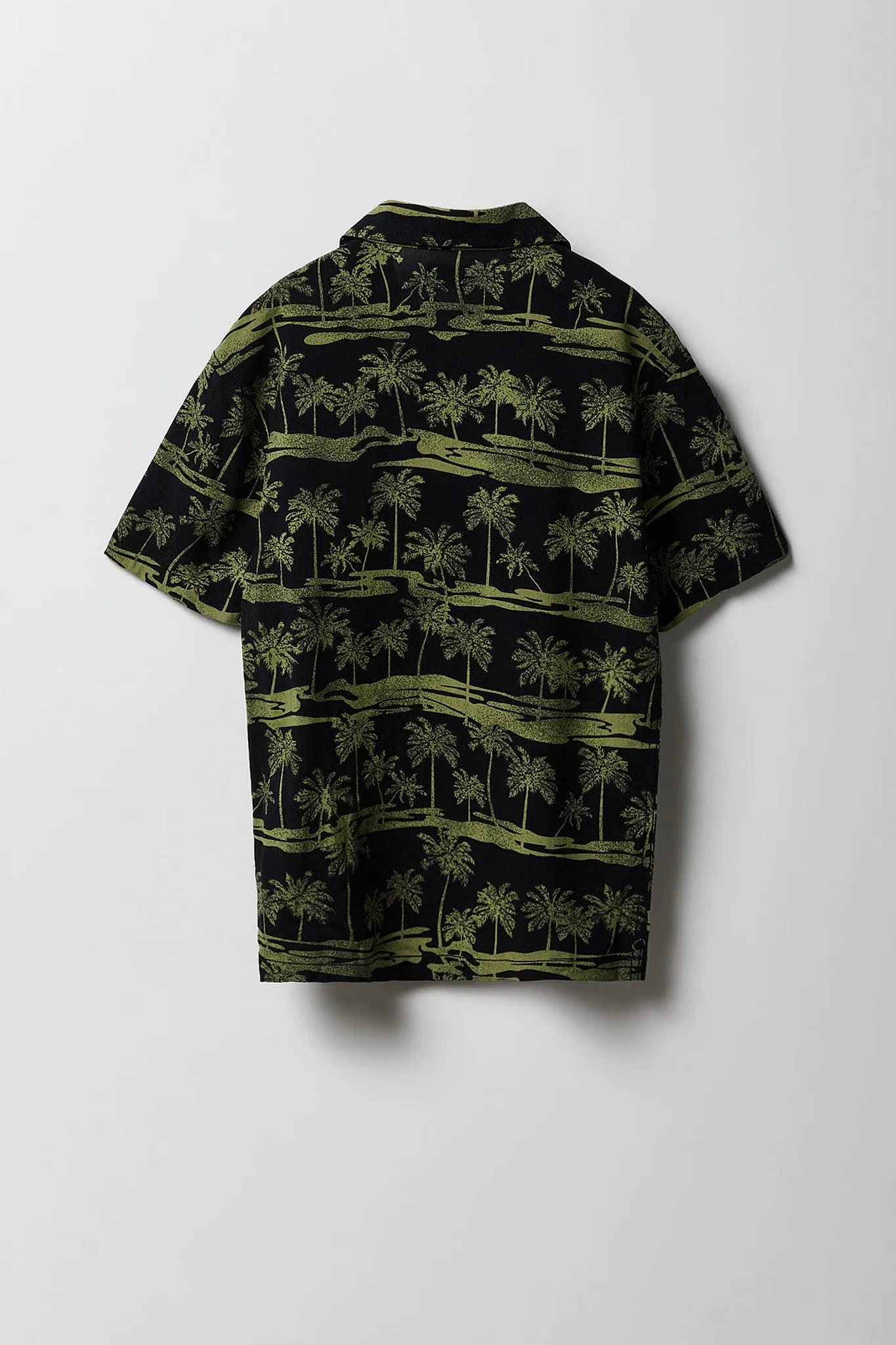 Haut boutonné avec motif tropical pour garçon