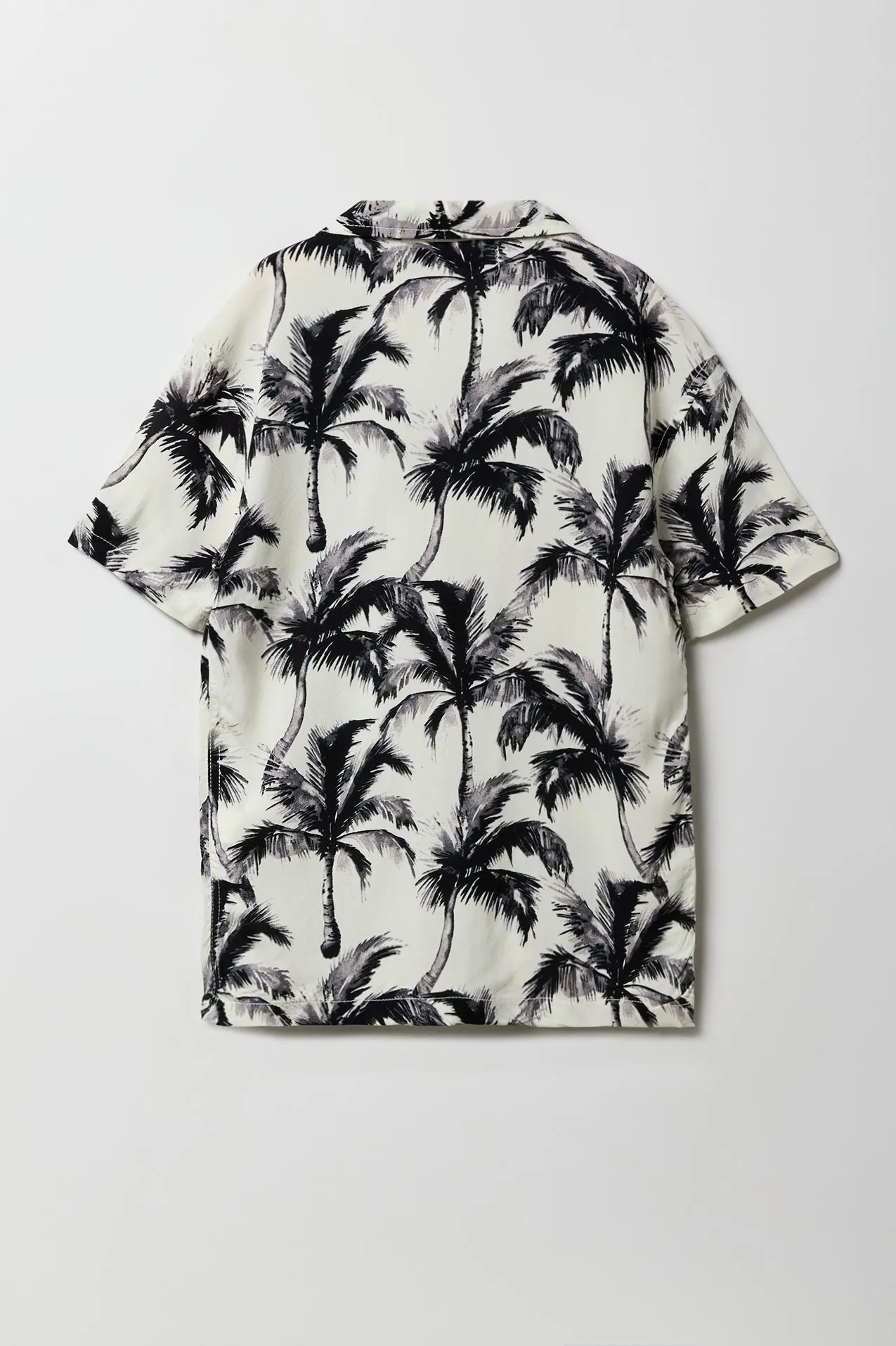 Haut boutonné avec motif tropical pour garçon