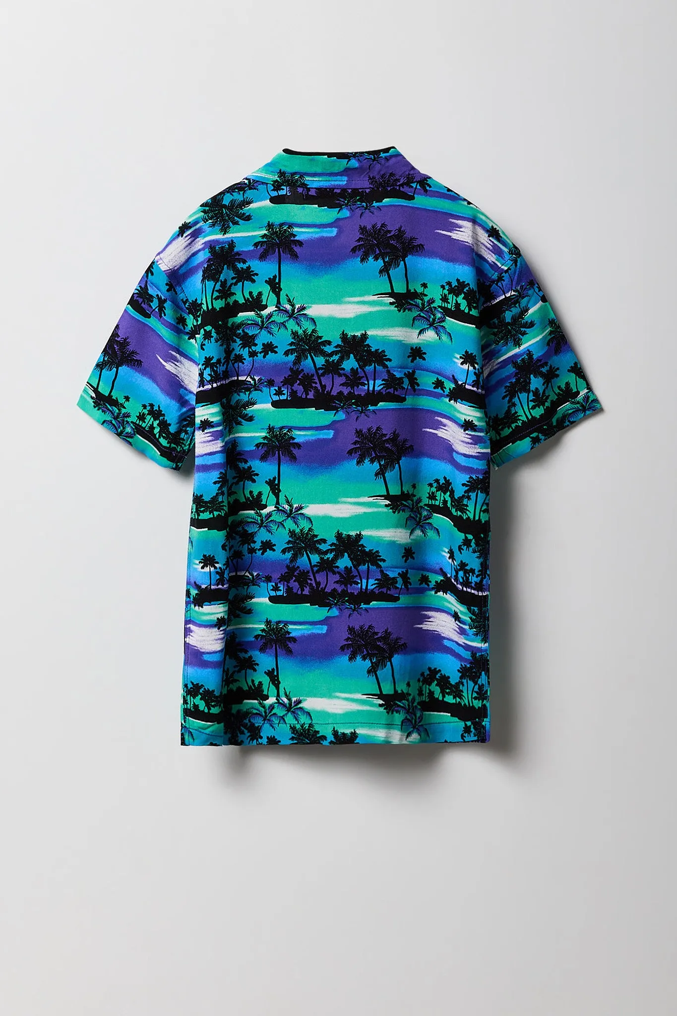 Haut boutonné avec motif tropical pour garçon