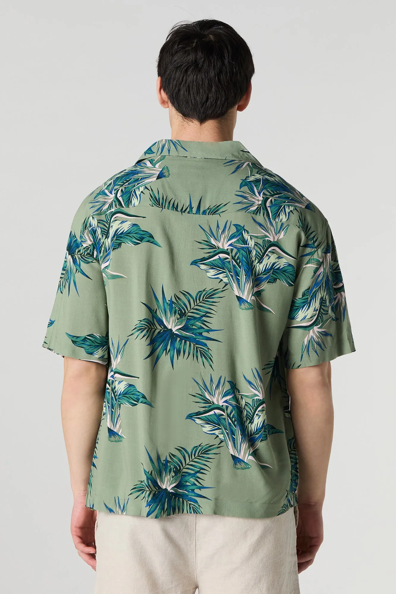 Haut boutonné à imprimé Summer Vibes