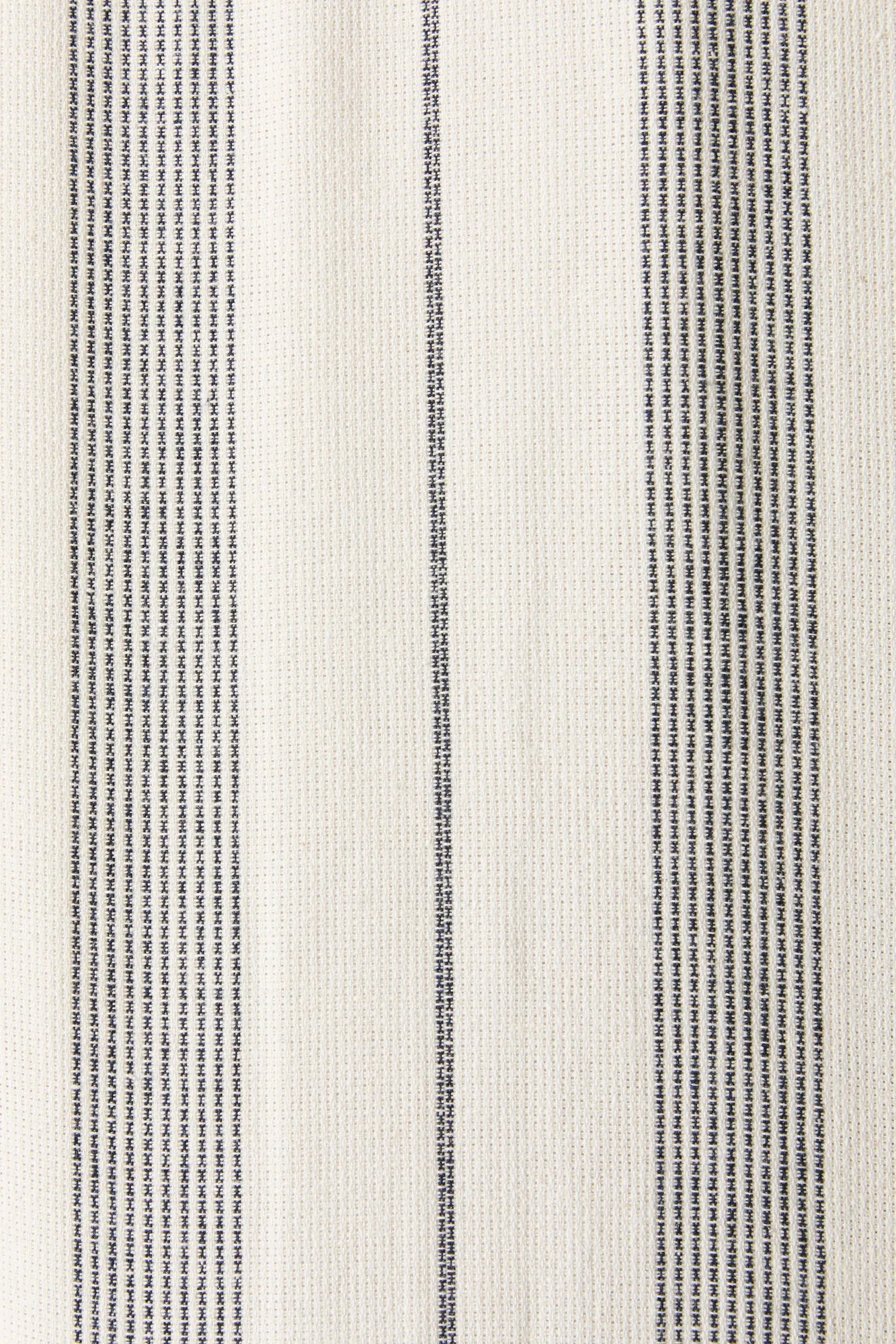 Haut boutonné texturé rayé avec col