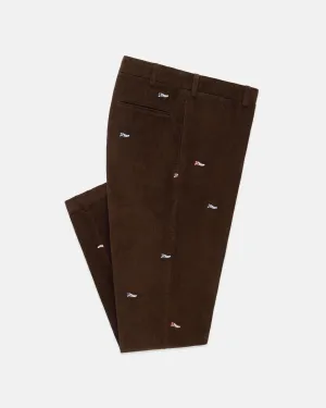 J. PRESS PENNANT MOTIF CRITTER CORDUROY PANTS