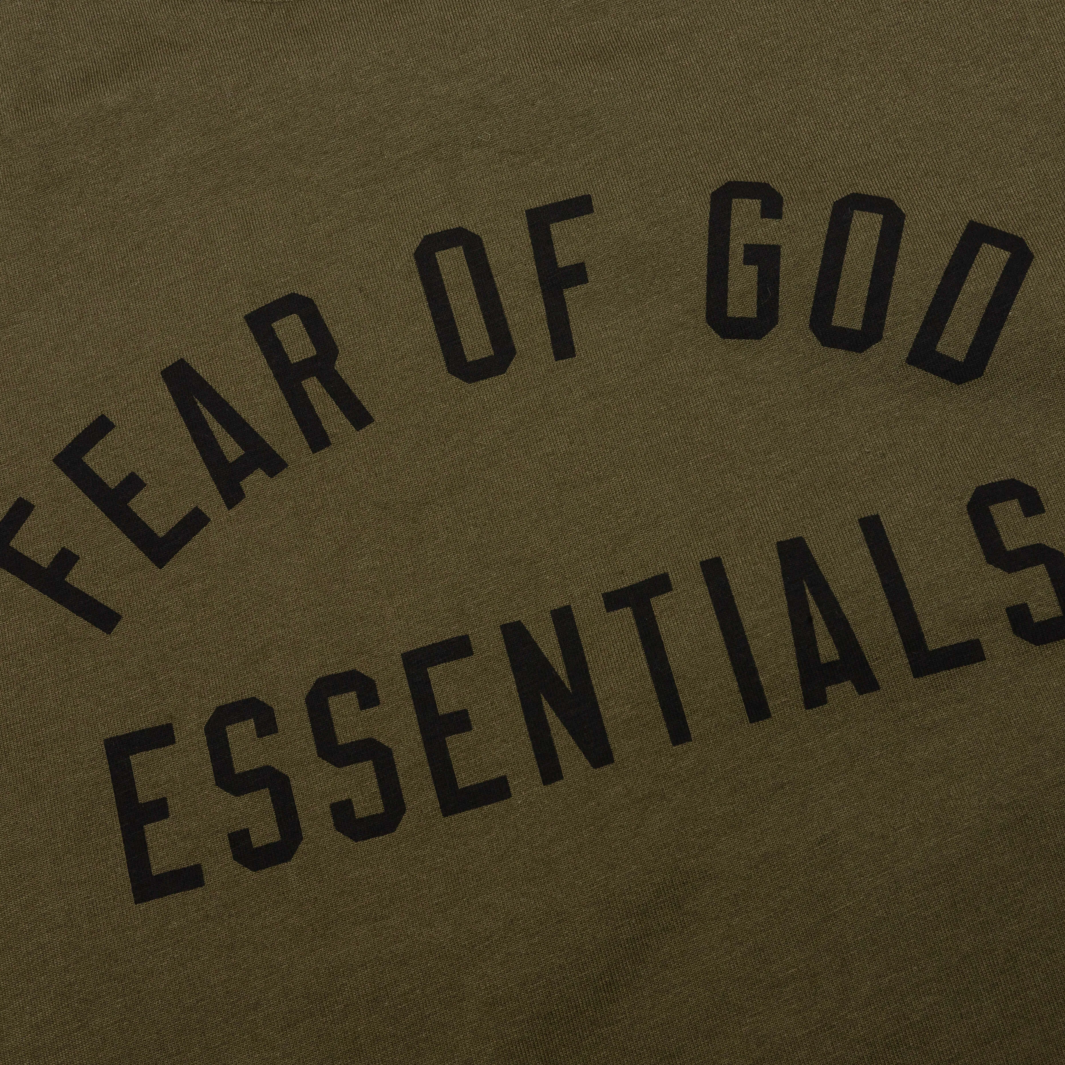 Kid's Jersey Crewneck Tee - Olive