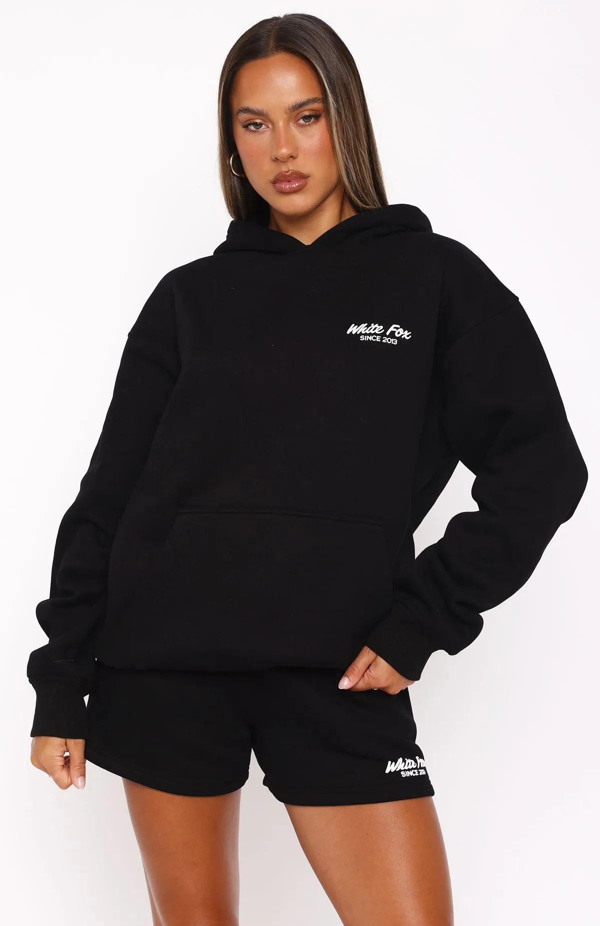 Leisure Edition Oversized Hoodie Black