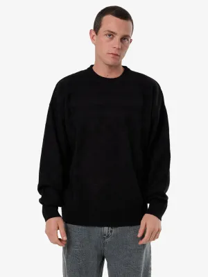 Lifted Spirits Crew Knit - Black