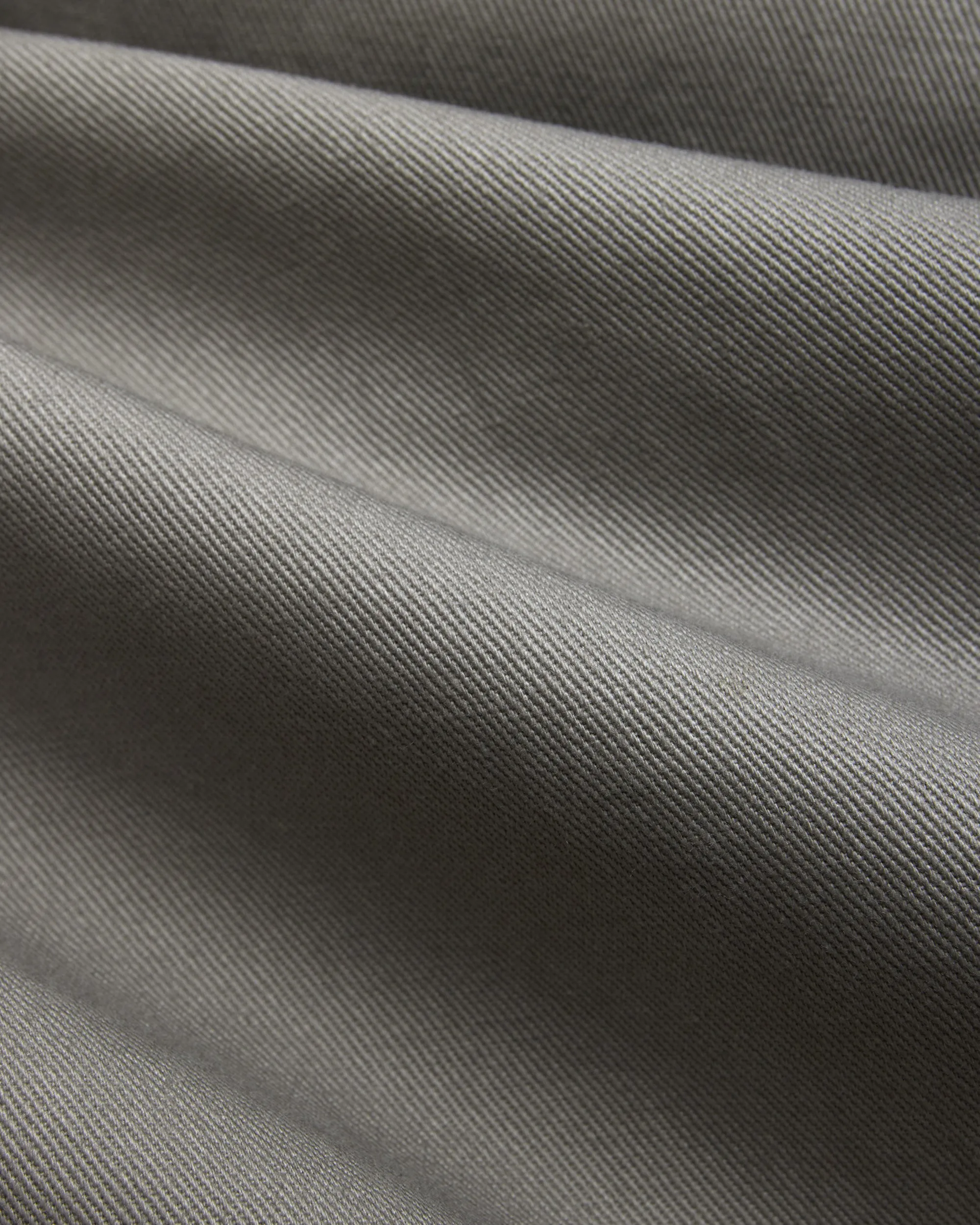 LIGHT GREY 5-POCKET TWILL PANTS - TRIM FIT