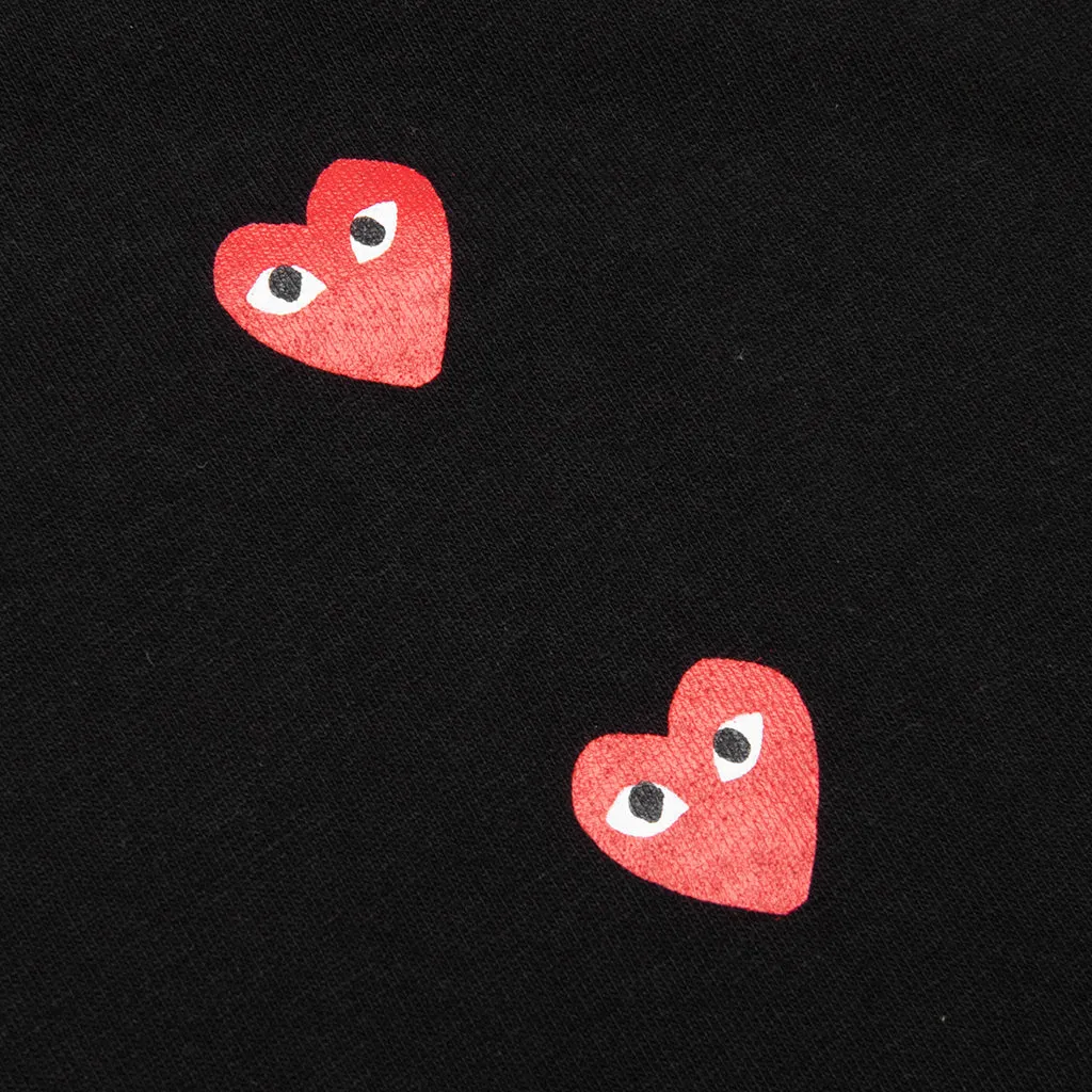 Logo Print Any Heart L/S T-Shirt - Black