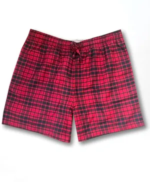 Mens Cabin Flannel Lounge Short
