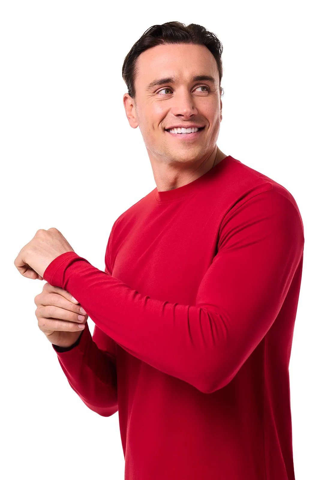 Men's Morada Everyday Long Sleeve T-Shirt | Cherry