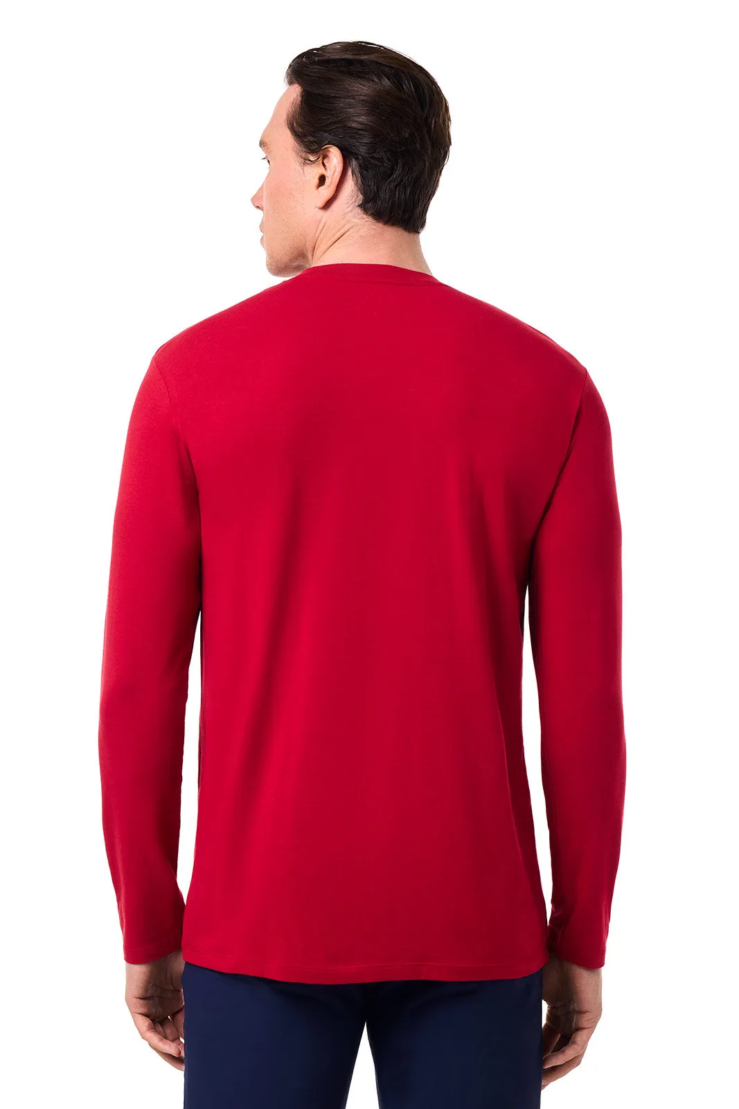 Men's Morada Everyday Long Sleeve T-Shirt | Cherry