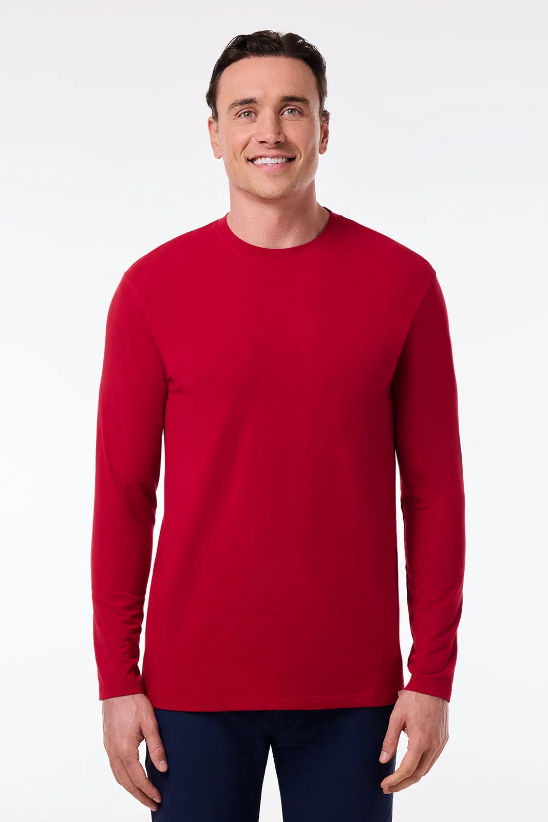 Men's Morada Everyday Long Sleeve T-Shirt | Cherry