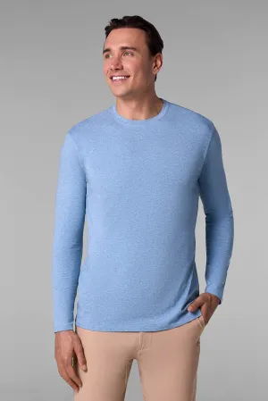 Men's Morada Everyday Long Sleeve T-Shirt | Light Blue Heather