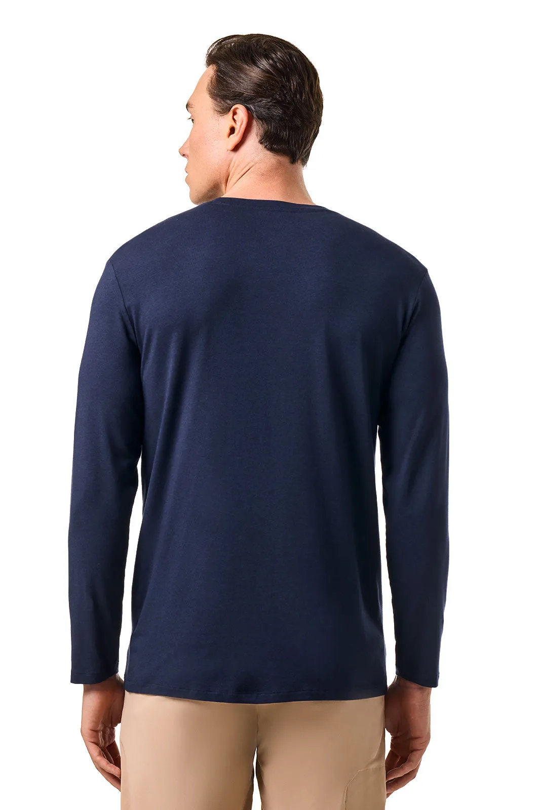 Men's Morada Everyday Long Sleeve T-Shirt | Navy