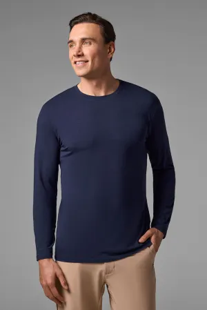 Men's Morada Everyday Long Sleeve T-Shirt | Navy