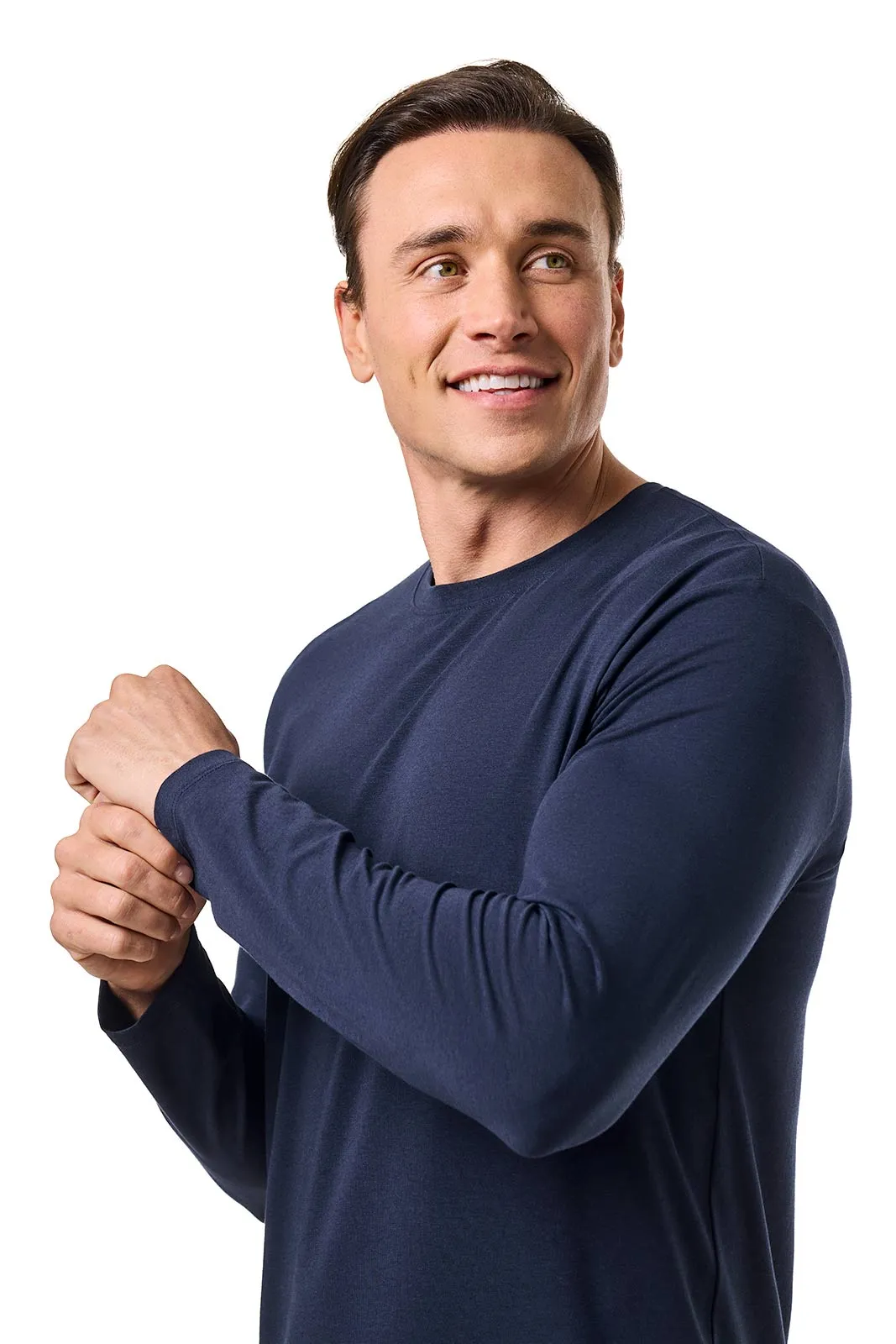 Men's Morada Everyday Long Sleeve T-Shirt | Navy