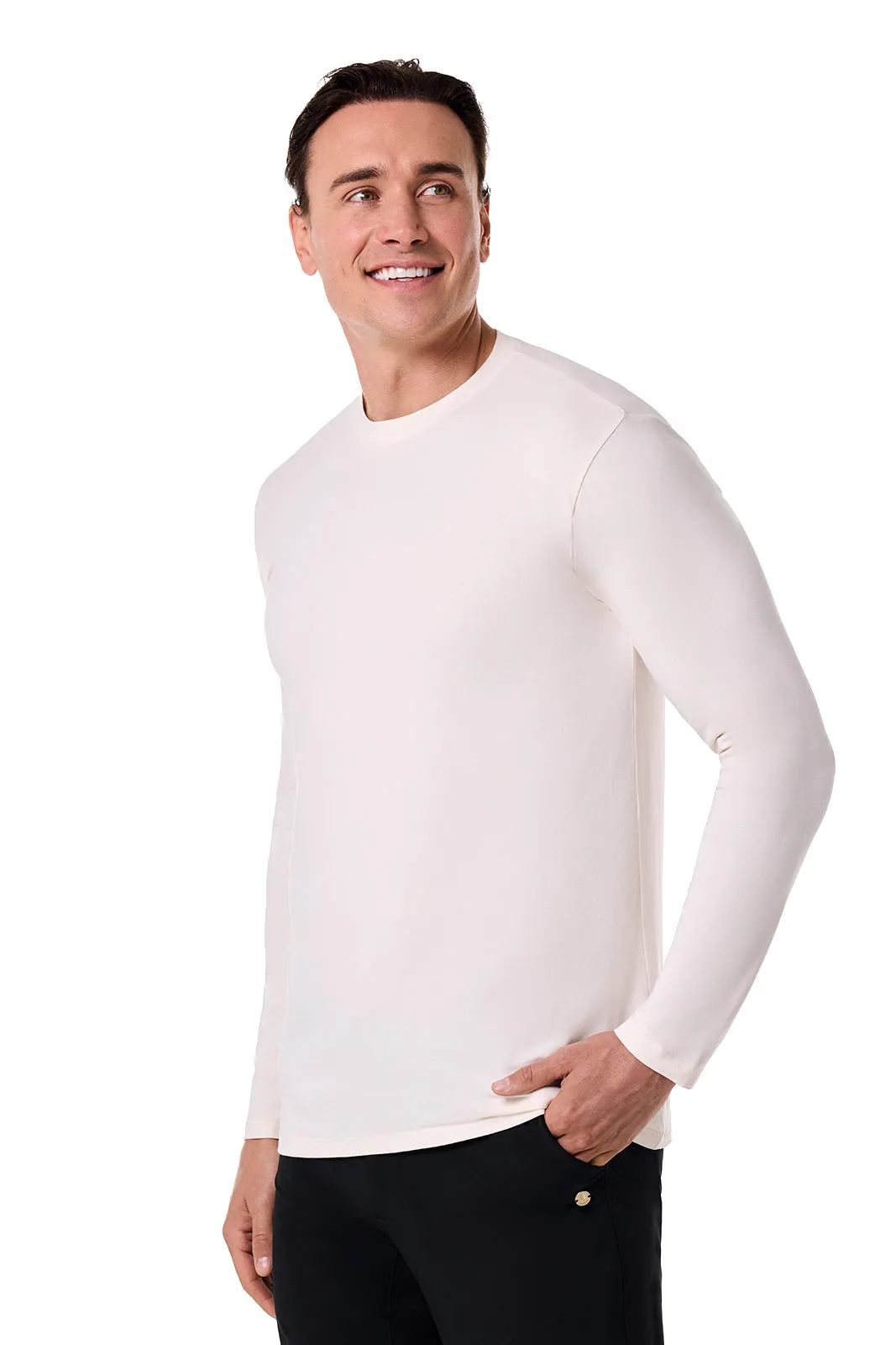 Men's Morada Everyday Long Sleeve T-Shirt | Pearl