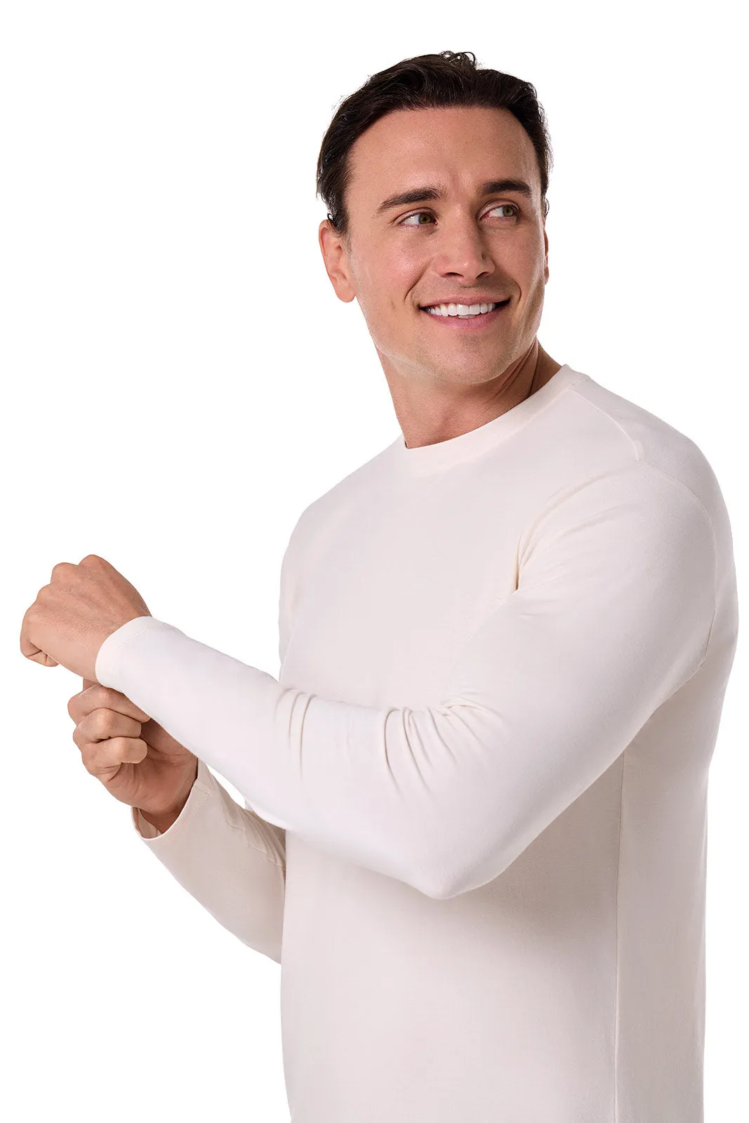 Men's Morada Everyday Long Sleeve T-Shirt | Pearl