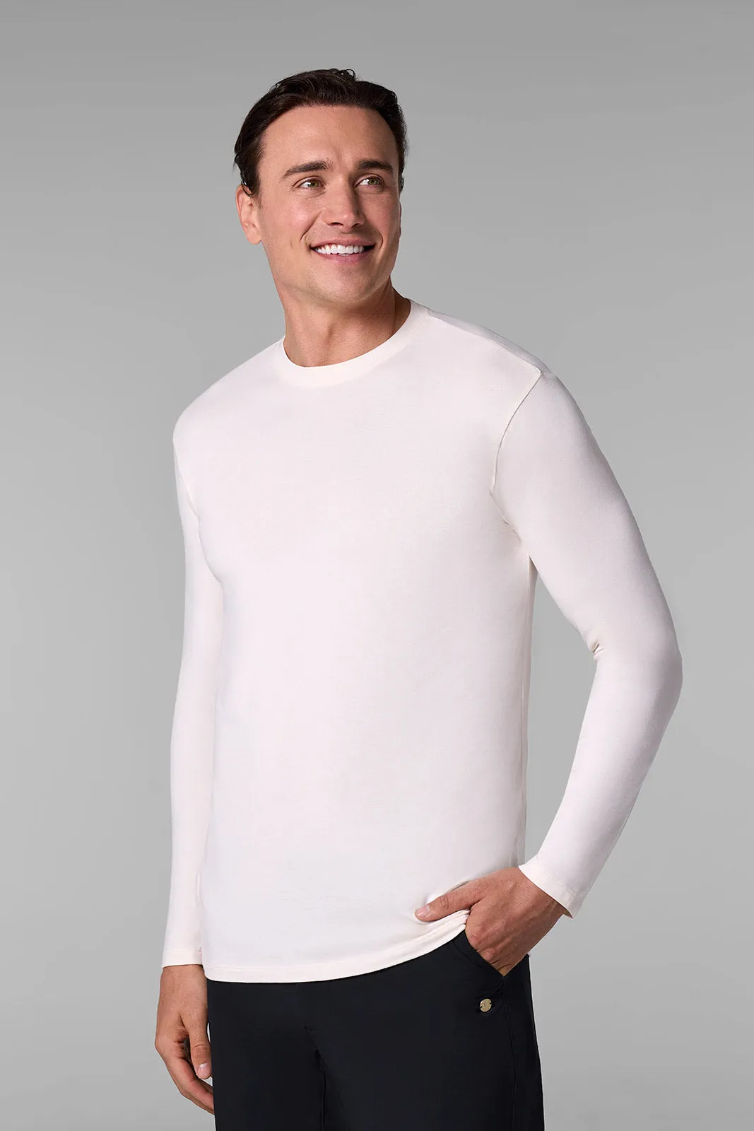 Men's Morada Everyday Long Sleeve T-Shirt | Pearl