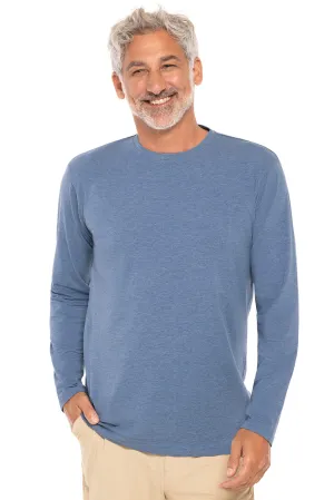 Men's Morada Everyday Long Sleeve T-Shirt | Tidal Blue Heather