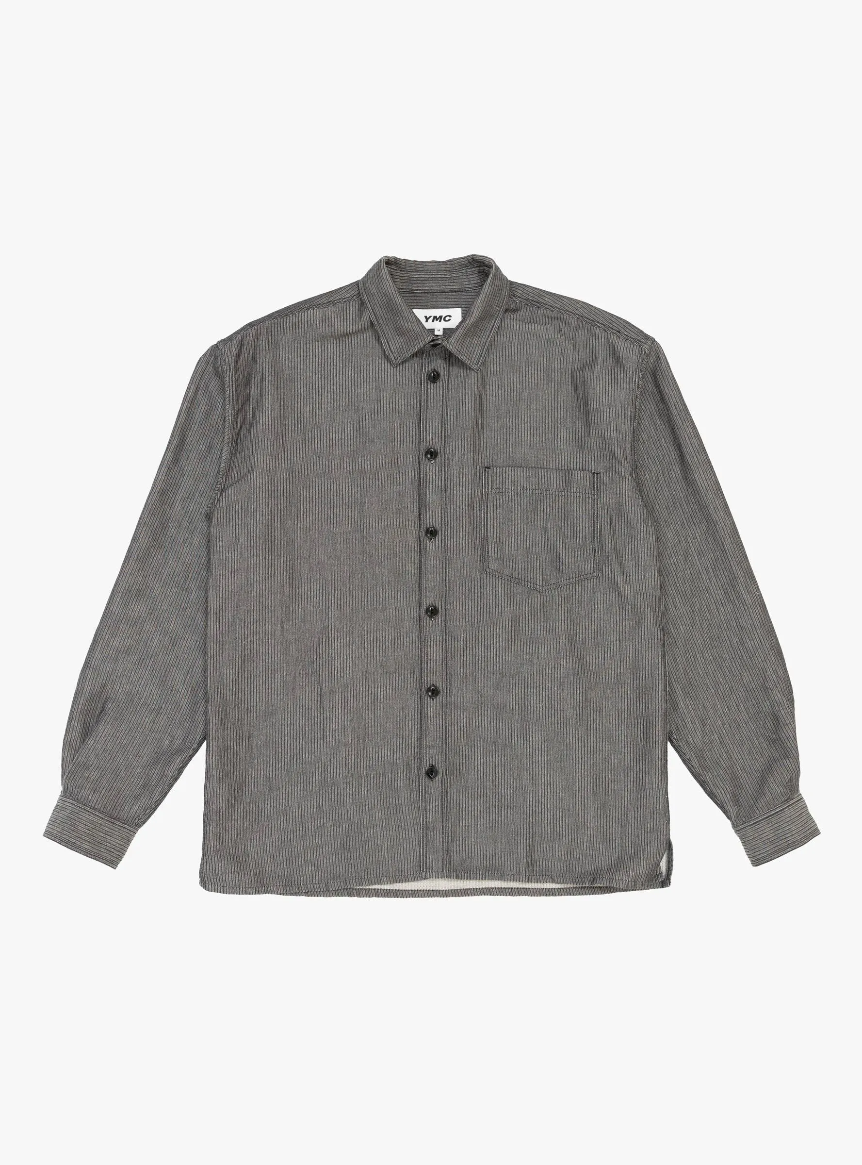 Mitchum Cotton Linen LS Shirt Charcoal