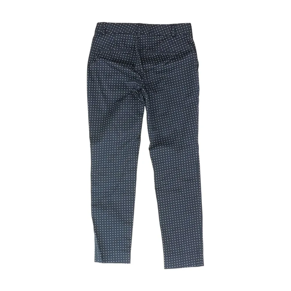 Navy Polka Dot Chino Pants
