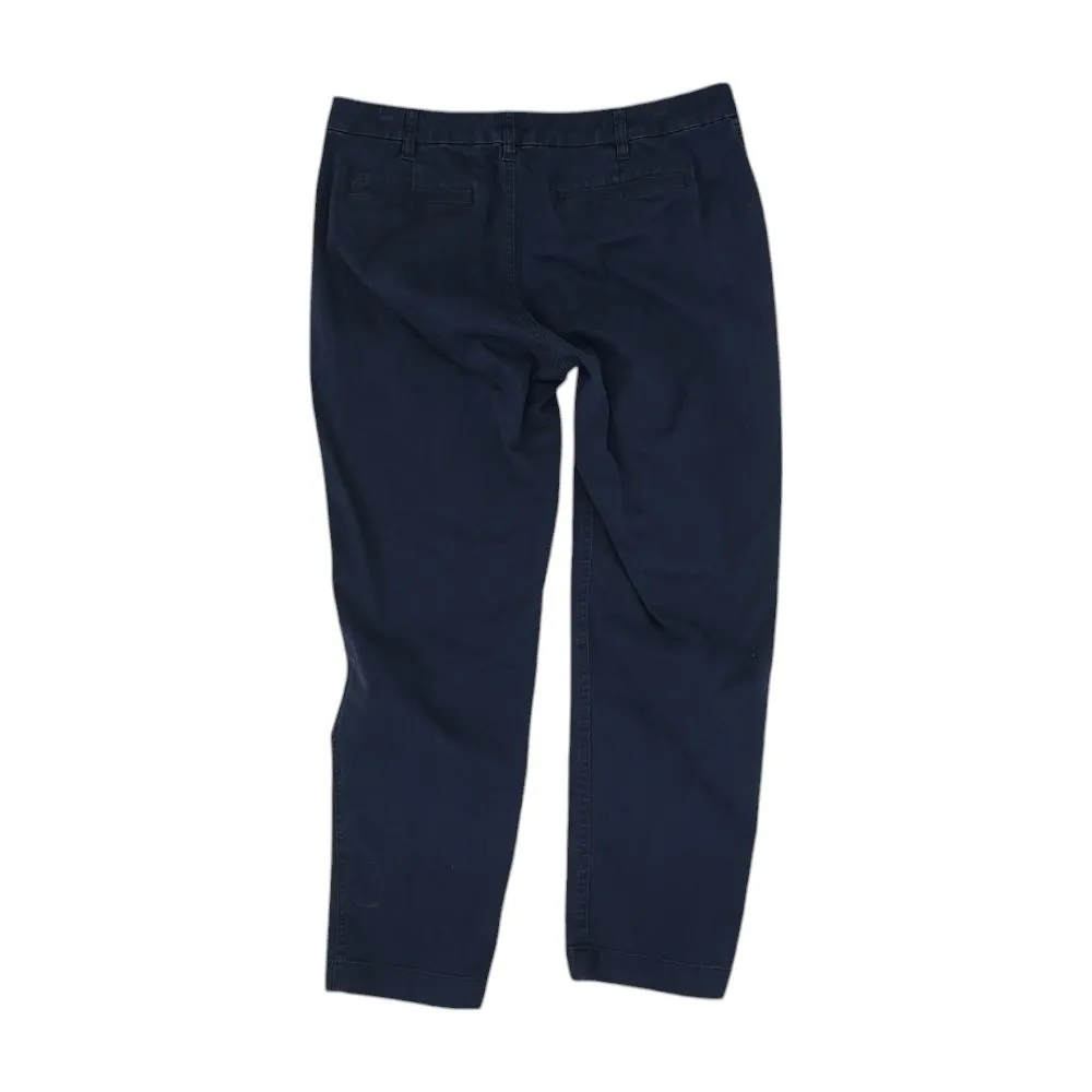 Navy Solid Chino Pants