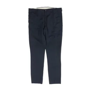 Navy Solid Chino Pants