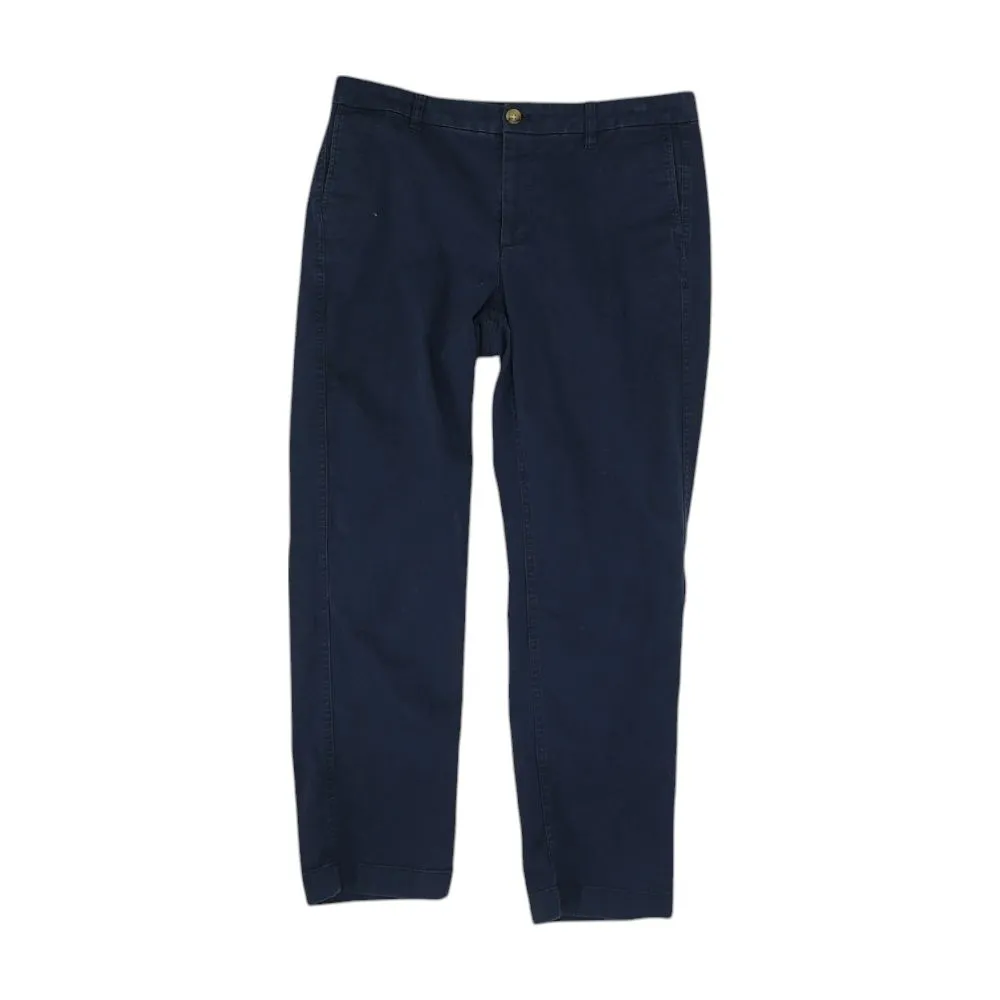 Navy Solid Chino Pants