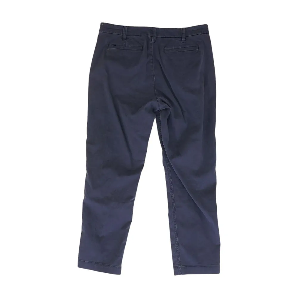 Navy Solid Chino Pants