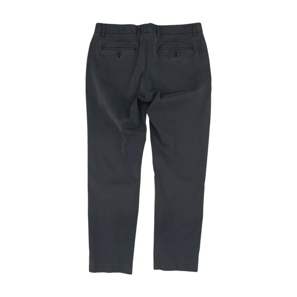 Navy Solid Chino Pants