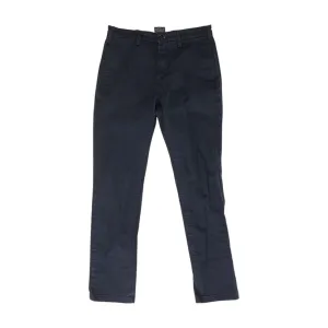Navy Solid Chino Pants