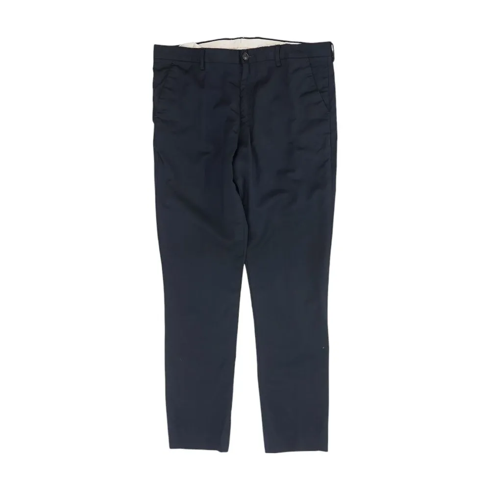 Navy Solid Chino Pants