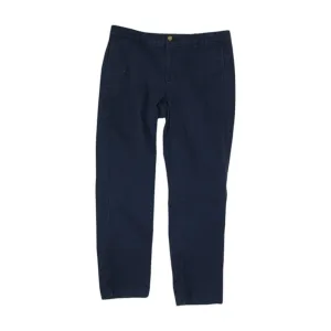 Navy Solid Chino Pants