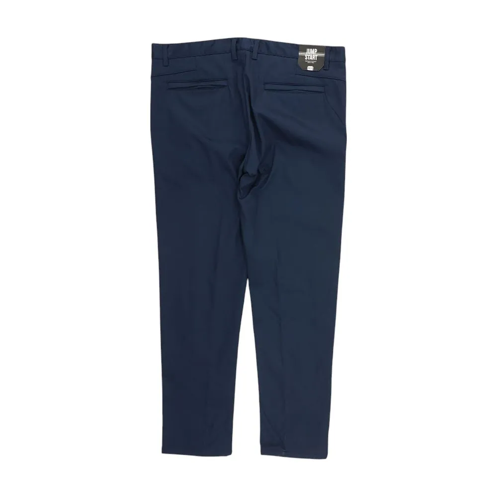 Navy Solid Chino Pants