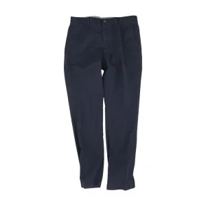 Navy Solid Chino Pants