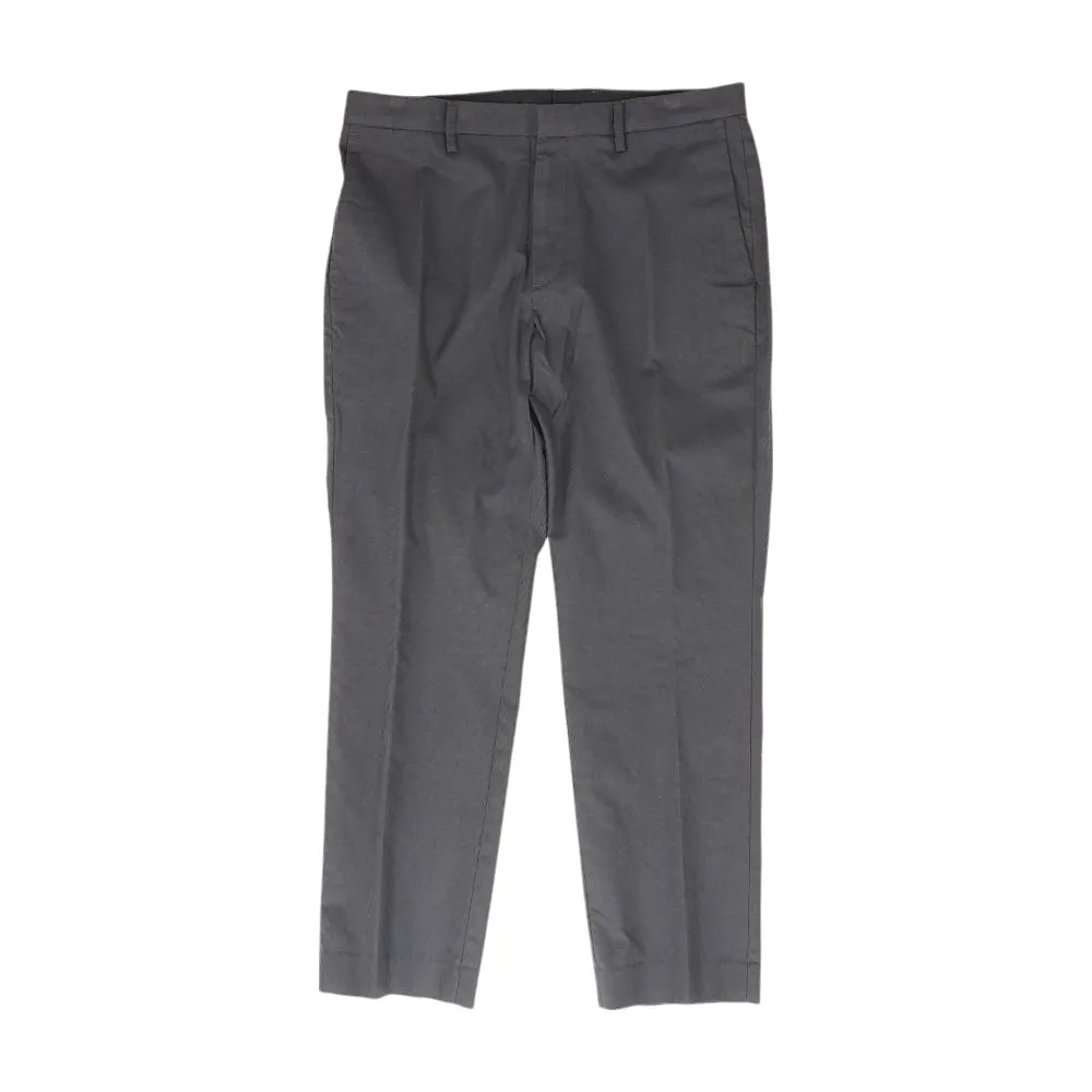 Navy Solid Chino Pants