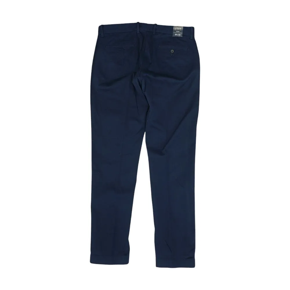 Navy Solid Chino Pants