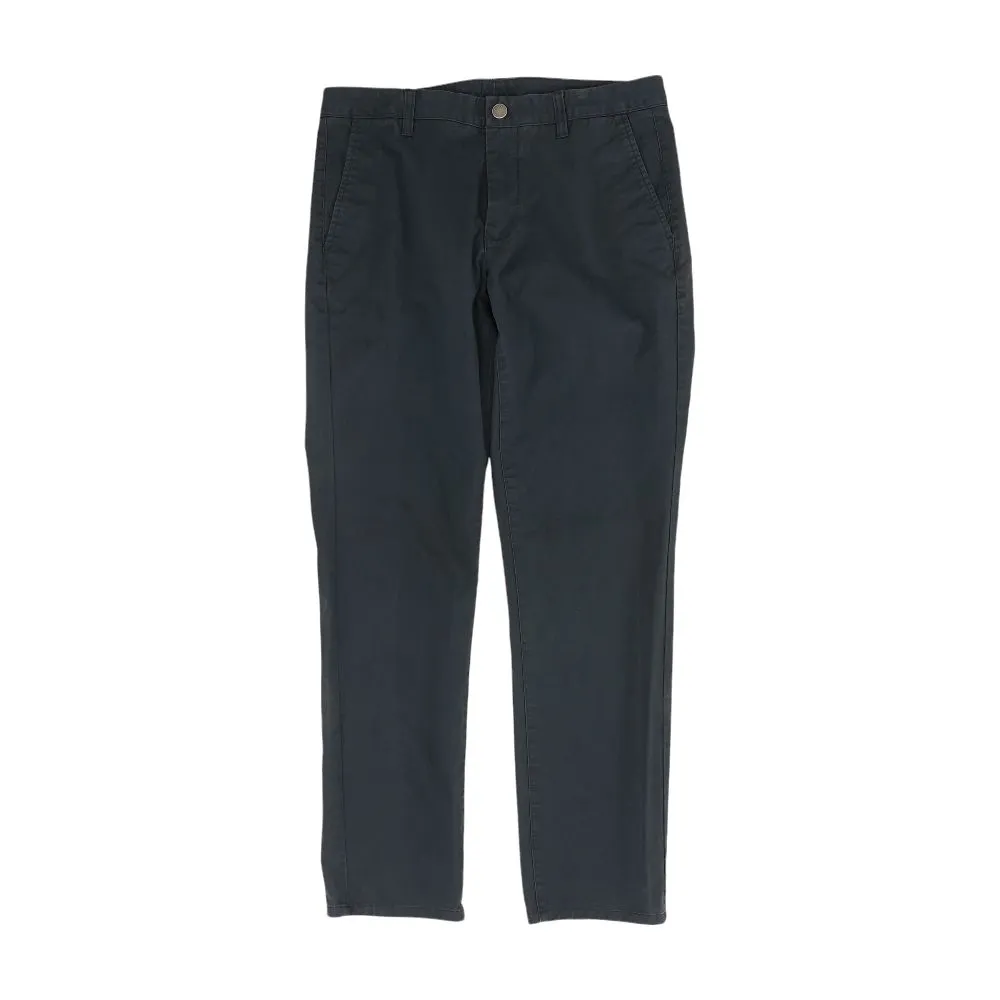 Navy Solid Chino Pants