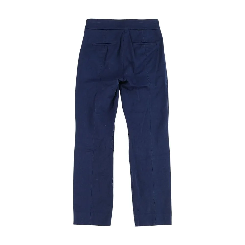 Navy Solid Chino Pants