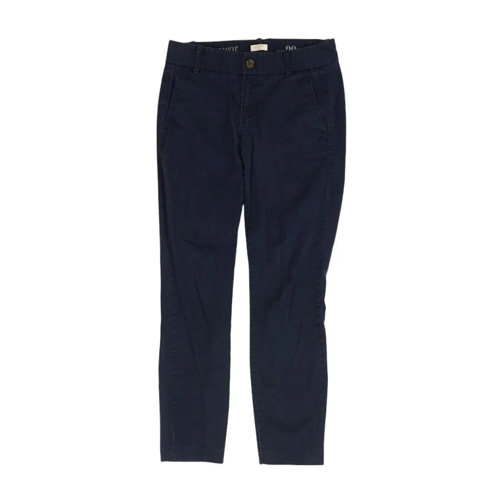 Navy Solid Chino Pants