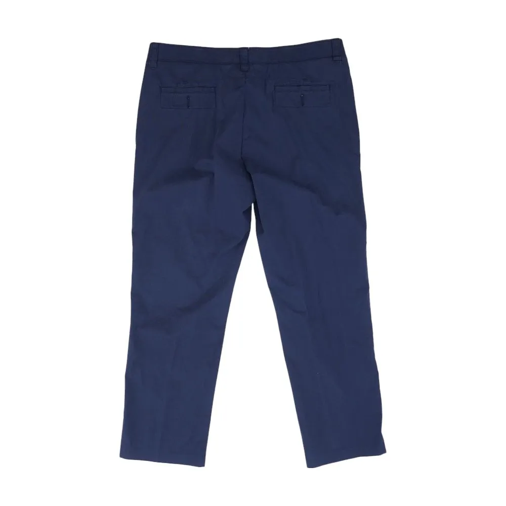 Navy Solid Chino Pants