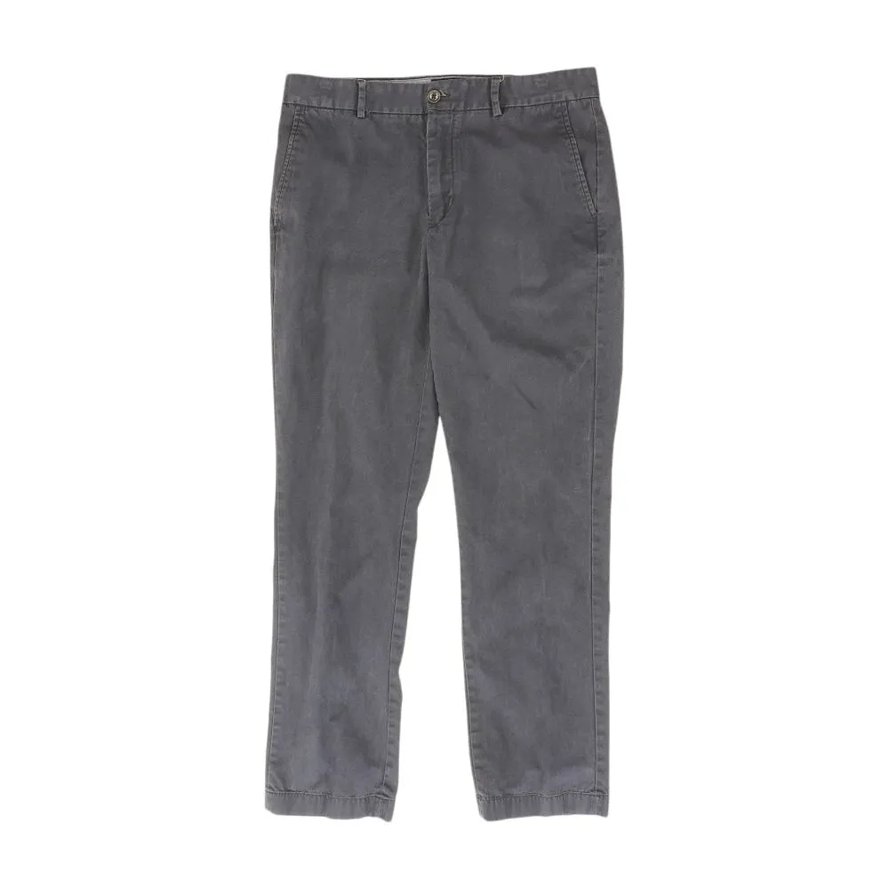 Navy Solid Chino Pants