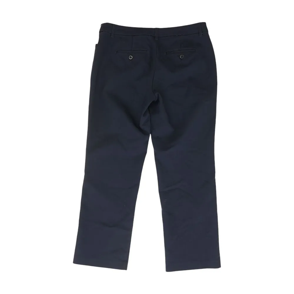 Navy Solid Chino Pants