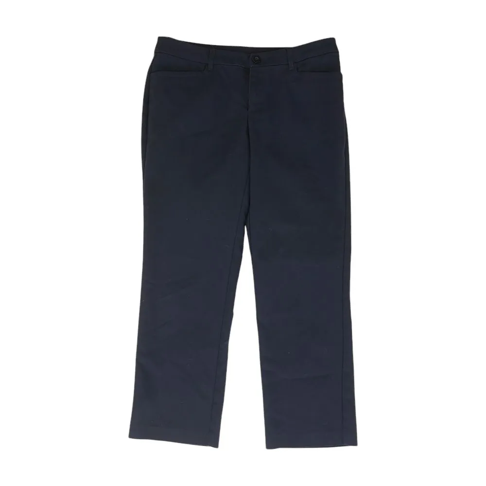 Navy Solid Chino Pants