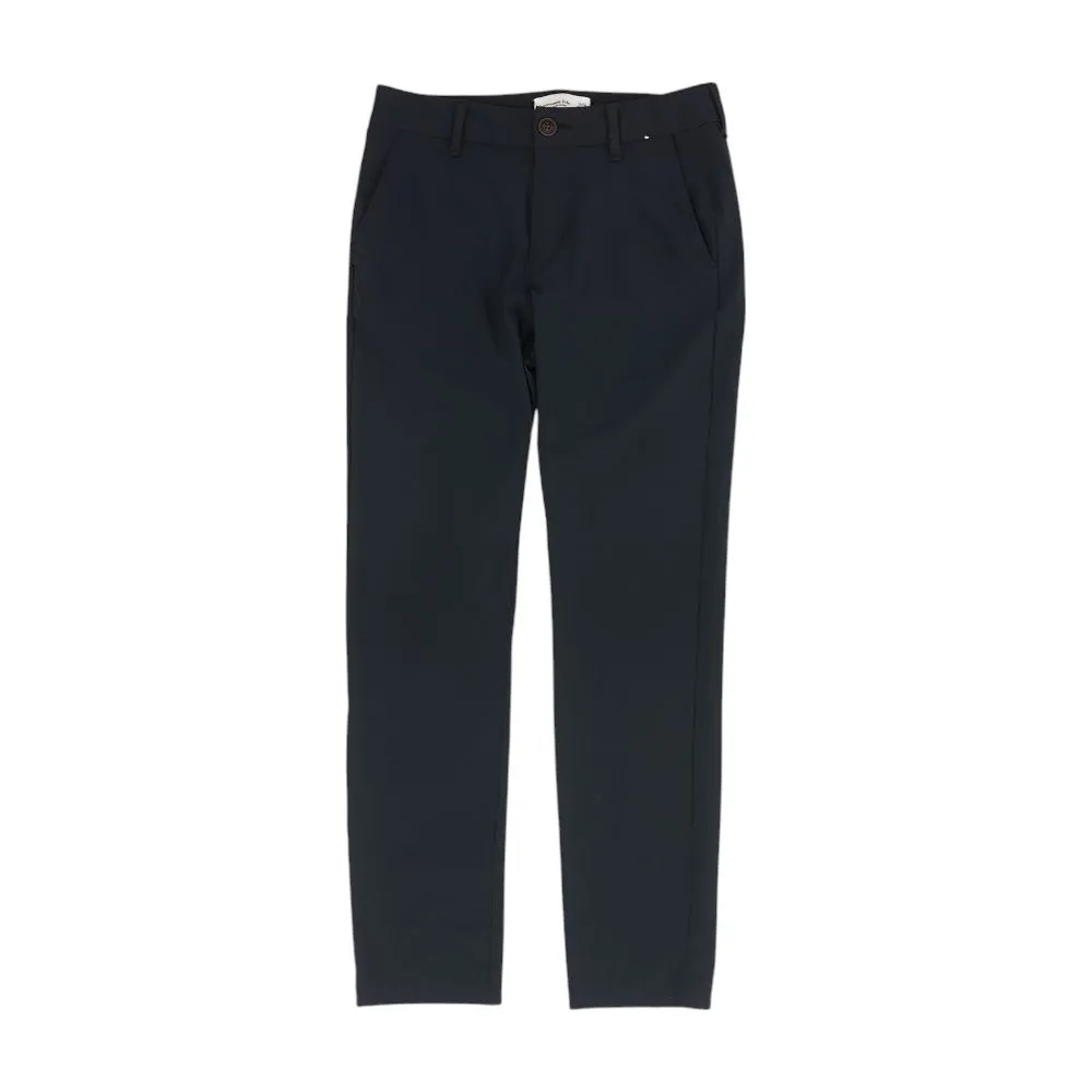 Navy Solid Chino Pants