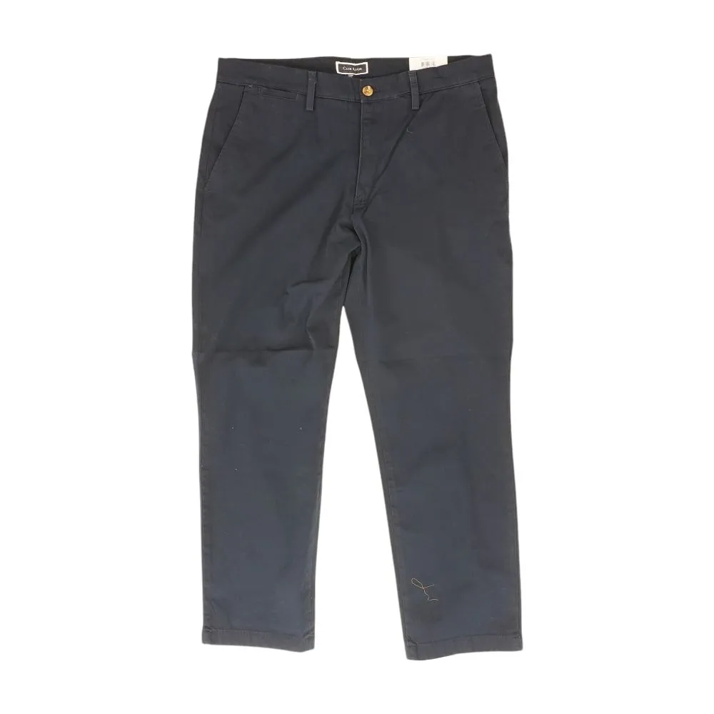 Navy Solid Chino Pants