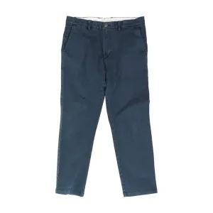 Navy Solid Chino Pants