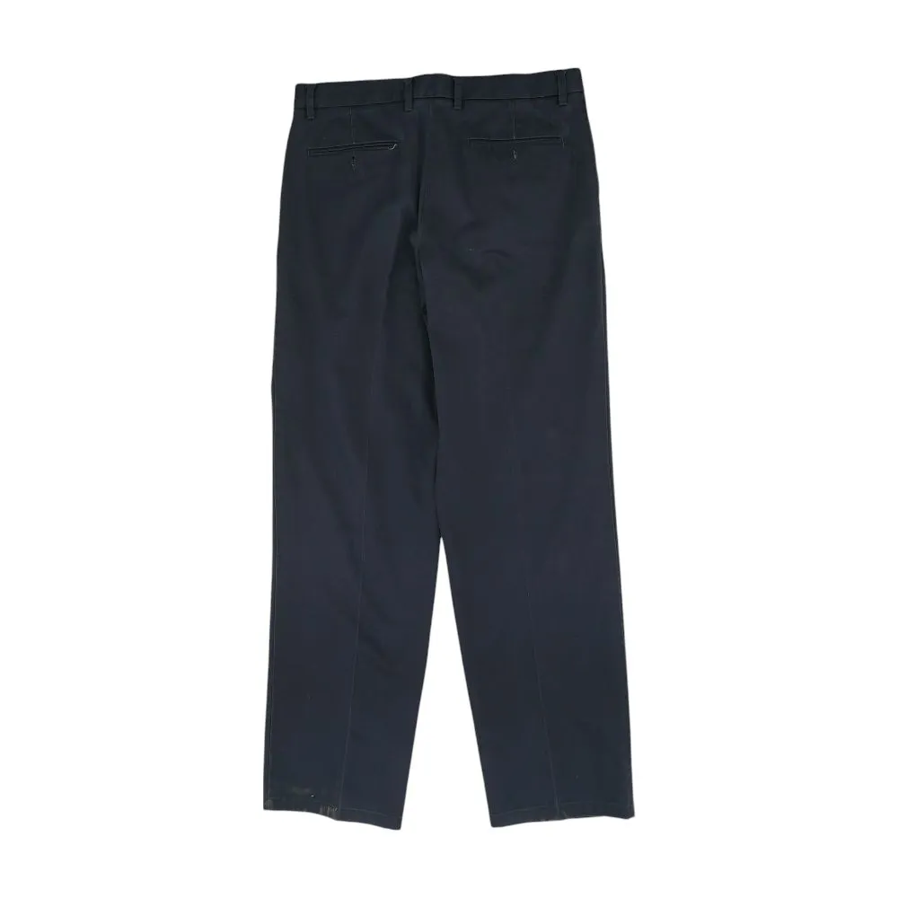 Navy Solid Chino Pants