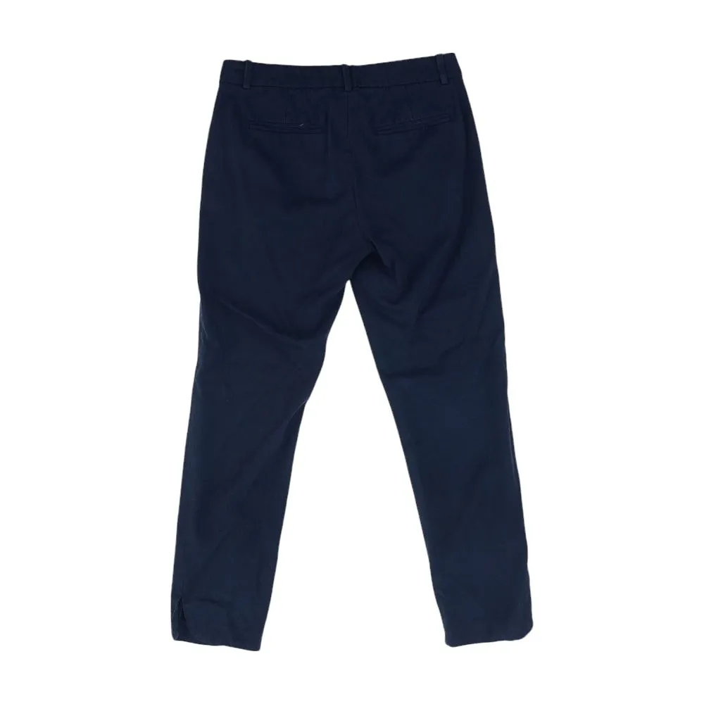 Navy Solid Chino Pants