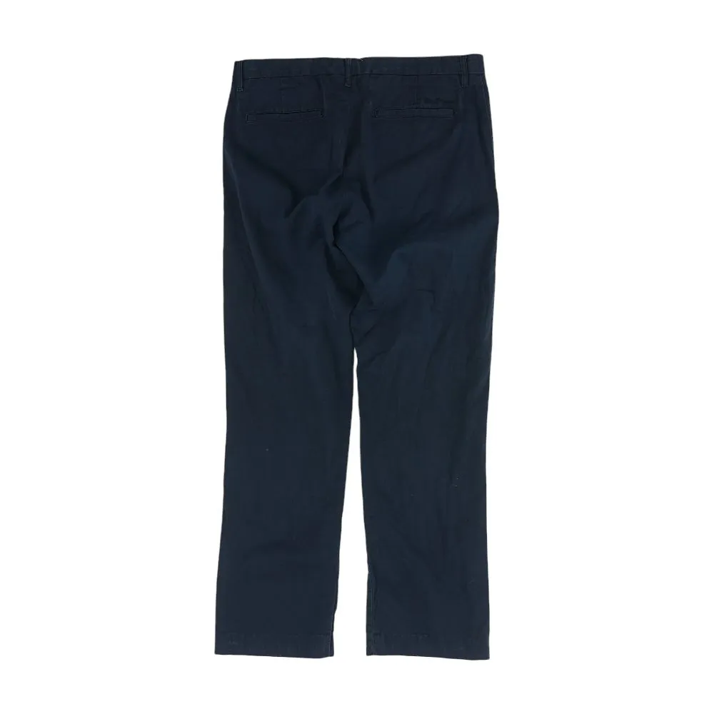Navy Solid Chino Pants